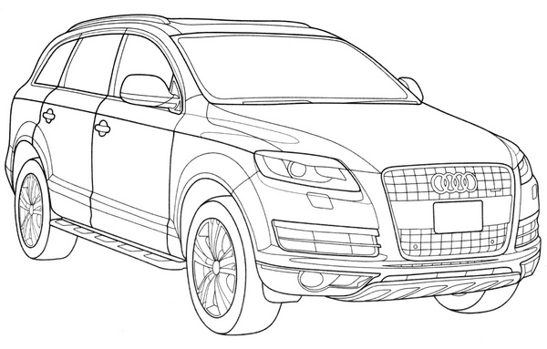 Audi Q7 model