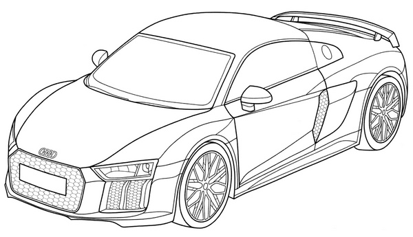 Audi R8 model