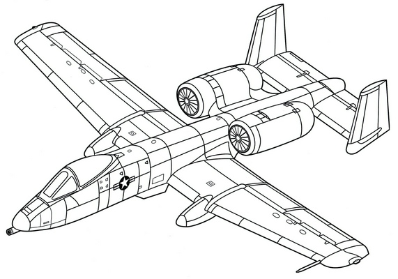 Штурмовик A-10A