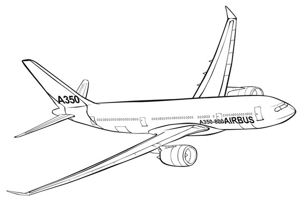 Пассажирский самолет Airbus