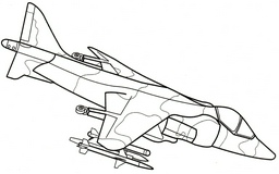 Штурмовик AV-8A Harrier