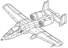 Штурмовик A-10A