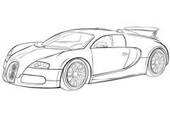 Машина Bugatti Veyron